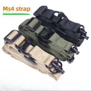MS4 Tactical Sling With QD Base Usage Outdoor One or Two Point Belt Safety Rope Military Outdoor Sport Belts Accessories