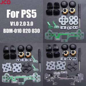 JCD For PS5 V1.0 2.0 3.0 BDM-010 020 030 Gamepad Controller R1L1R2L2 Trigger Button Conductive Adhesive Joystick Conductive Film