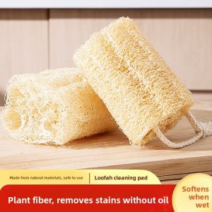 MONLEYTA | Natural Gourd Fiber Scrubber Durable Kitchen Dishwashing Tool Household Cleaning Brush For Pot Washing Manleyta Brand