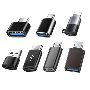 7Pcs USB C to USB A Adapter Kit Type C Male to Female OTG Converter for iPhone/Android/Car/Laptop Charging & Data Sync