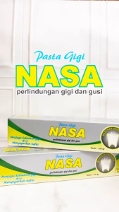 Pasta Gigi NASA Asli Original Solusi gigi kunign dan Berlubang