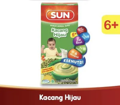 Sun bubur sereal susu kacang hijau 120gr
