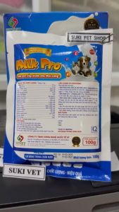 SỮA MILK PRO - (100g) - SỮA CAO CẤP TỐT CHO TIÊU HÓA CHỐNG ỐM CÒI BỔ SUNG DINH DƯỠNG CHO CHÓ MÈO