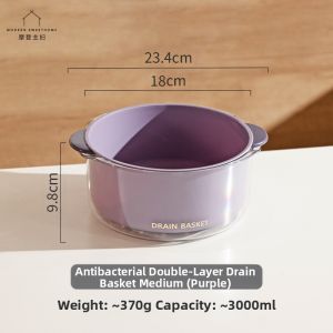 MODERN SWEETHOME | Multi-functional Vegetable Washing Colander