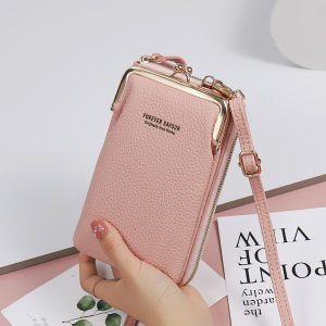 กระเป๋าใส่โทรศัพท์มือถือสะพายข้างสำหรับผู้หญิงกระเป๋าคลัทช์แบบใหม่ปี2023ของขวัญวันเกิดสำหรับผู้หญิงกระเป๋าใส่โทรศัพท์มือถือแบบสัมผัสหน้าจอได้ใช้งานได้จริงระดับสูงสำหรับผู้หญิง