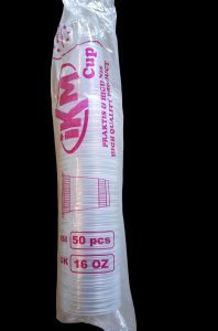 Gelas Popice Jus 10 Oz Mini / 12 Oz / 14 Oz / 16Oz Isi 50pcs Bening