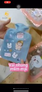Túi Chườm Nóng Lạnh chườm giảm đau bụng kinh hạ sốt Giữ Nhiệt Hoạ Tiết Xinh Xắn