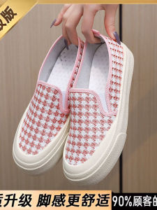 รองเท้าผ้าใบลำลองสำหรับผู้หญิง รองเท้าผ้าใบแบบสวมสบาย สไตล์เกาหลี รองเท้าลำลอง รองเท้าเดิน รองเท้าแบบสวมสบายสำหรับนักเรียน