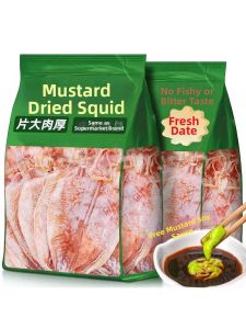 Wasabi Flavored Cuttlefish Snack Food