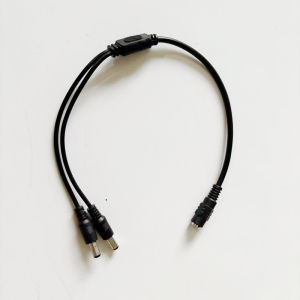 DC Power Splitter Cable 5V 12V Power Adapter Connector Cord 5.5mm 2.1mm 1 To 2/4/8 Way For LED Strip Lights CCTV Camera
