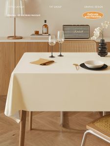 Single Color No-Wash Waterproof Oily Protection Tablecloth