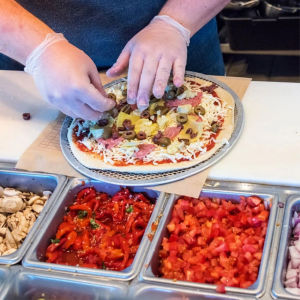 Baking Tray Alas Panggangan Putaran Multifungsi Loyang Pizza Screen Pizza Net Baking Thin Crust Tray Mesh Aluminum Wire Pan