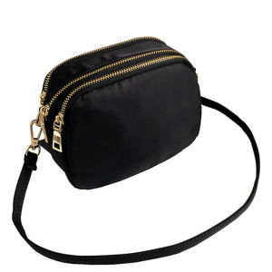 Trendy Korean Style Canvas Mini Crossbody Bag Simple Mobile Phone Bag Womens Multi-Functional Coin Purse Versatile Shoulder Bag