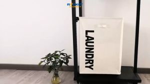 Large Yoga Mat Organizer Rolling Slim Laundry Basket with Handle on Wheels Foldable Laundry Hamper Collapsible Corner