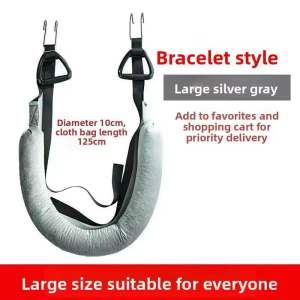Lumbar Traction Strap Spine Waist Bracelet Decompression Device Soft Comfortable Lightweight Back Stretcher