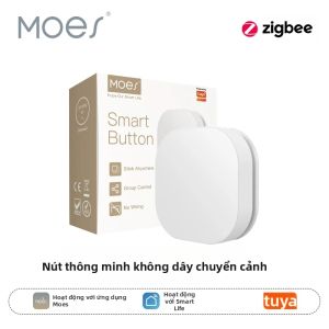 MOES | MOES Tuya ZigBee Công Tắc Khóa Thông Minh Điều Khiển Từ Xa Không Dây Chạy Bằng Pin Liên Kết Đa Cảnh Công Tắc Thông Minh Cho Tự Động Hóa Gia Đình