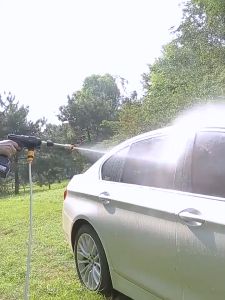 [VOUCHER 8%] Máy rửa xe Hitachi 199V - Máy xịt rửa sân vườn Máy xịt rửa cao áp có tạo bọt tuyết tặng kèm bình tạo bọt. bảo hành 12 tháng