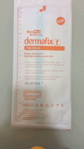 ECER Dermafix T Plester 10x25 cm Luka Transparan Anti Air 10 x 25 cm 1 pcs
