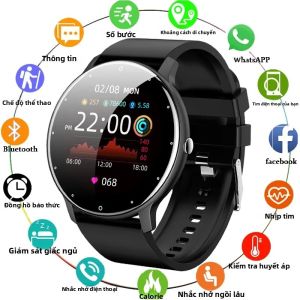 Đồng Hồ Thông Minh Nam Mới Của LIGE IP67 Chống Nước Bluetooth Gọi Theo Dõi Sức Khỏe Thể Dục Cho Android iOS Theo Dõi Dữ Liệu Thể Thao Đạp Xe