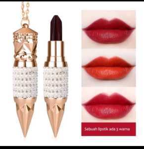 YZS Lipstik Matte 3 Warna Lipgloss Matte Waterproof Lipstik Pelembab Bibir Tahan Lama