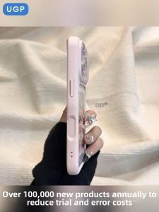 UGP | Elegant Shockproof Small Slot Support Case For iPhone Liquid Silicone