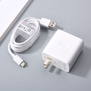 For OPPO 80W SuperVOOC Charger EU/US Fast Charger Adapter Type C Cable For OPPO Find N2 N X4 X5 X6 X7 Reno 12 11 10X 9 8 R17 Pro