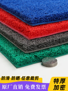 Anti-Slip Door Mat Entrance Hallway Floor Rug Living Room Plastic Woven Customizable Home Decor Mat Non-Slip Entrance Mat