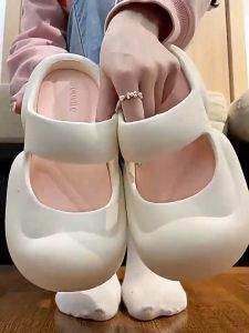 Women's Summer Outdoor Fashion Style Thick Bottom Anti Slip Indoor Home Cute Simple Versatile Seaside Sandals