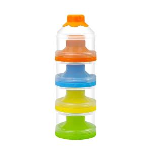 Luxury Precision Four-Layer Infant Formula Milk Powder Box Portable Independent Sealed Baby Outing Two-Purpose Storage Box