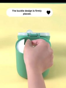 Baby cute milk powder box baby milk powder dispenser baby travel sealed milk powder box 