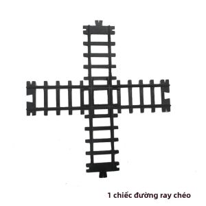 Đường Ray Mở Rộng Linh Hoạt Rộng 6cm Dành Cho Xe Lửa RC Có Chiều Dài Cơ Sở Bánh Xe 4cm Đồ Chơi Lắp Ráp Tự Chế - Đường Ray Thẳng & Cong