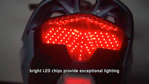 EVAN.SHOP Tail Light Assembly Brake Light Signal Light for HONDA CLICK 150 V2 Motorcycle #5598