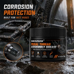 50g Bicycle Pedal Thread Assembly Grease Anti-Seize Anti-Corrosion Crank Interface Lubricant for MTB Road City Bike Easy Removal