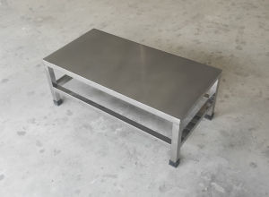 Stainless Steel Rustproof Frame Heavy Duty 1000 Pounds Moisture Proof Storage Rack Rice Flour Stand Base Kitchen Organizer