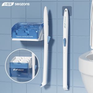 seazons | Flushable Replacement Toilet Brush Set For Bathroom Cleaning