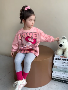 👧🎀🐱เสื้อแขนยาวเด็กผู้หญิง Hello Kitty 2025 ลายการ์ตูนน่ารัก รอบคอสวย สีใหม่!💟💜