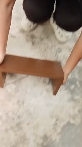 เก้าอี้นั่งสมาธิสวดมนต์ แบบพกพาเพื่อสุขภาพ พับได้ แบบล็อคได้ พร้อมเบาะอาสนะ