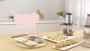 [Malaysia Set] Bear 小熊 Meat Food Chopper with 2L Glass Bowl | QSJ-B03Y7 (Mincing Machine Mixer Chopper Blender 斩波器 Meat Grinder)