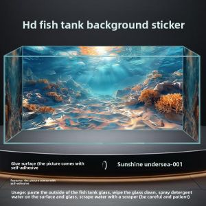 MONLEYTA | 3D & 5D Aquarium Background Decals
