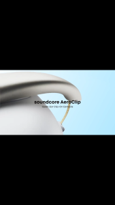 ORI [ By Anker ] SOUNDCORE AeroClip Open-Ear Clip-On Earbuds with Adaptive Comfort AI-Boosted Clear Calls
