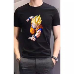 Sunopy - Kaos Goku Dragon Ball Atasan Pria Wanita Lengan Pendek