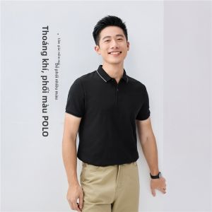 Giordano | Áo Polo Nam Tay Ngắn Chất Liệu Pique Thiết Kế Mới