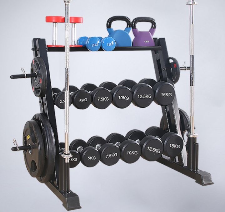 🇸🇬Ready Stock!!Potria Tier Multi-Storage Dumbbell Rack Home