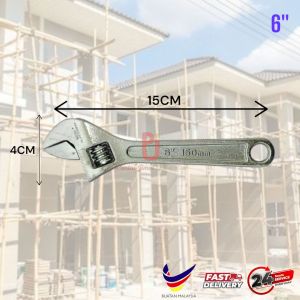 6"/8"/10"/12" Sepana Boleh Laras/Sepana untuk Membaiki Nat Paip/6"/8"/10"/12" Adjustable Wrench Spanner /Spanner for Repair Plumbing Nut