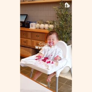 Coverall Weaning Bib - Celemek Bayi Anti Air - Baby Loop