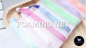 Soap Foaming Net Saver Bag Suds Bubble Maker Skin Care Bath Easy Bubble Mesh，Handmade Soap Soap Bag Soap Net Storage Bath Soap Net Bag Facial Cleansing 皂袋 起泡网