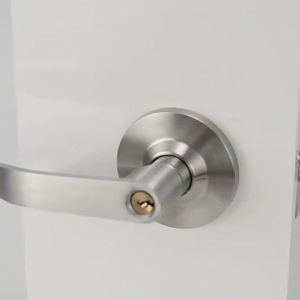 Stainless Steel Door Lock Lever Mute Door Knob Lockset Handle Lock Entrance Lock Set Main Door Square Door Lock Aluminum Alloy Door Lock With Key