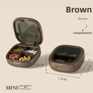 MIVOFIVO | Portable Weekly Pill Organizer