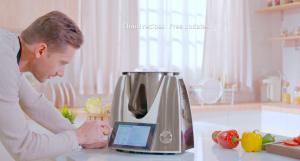 KERN KE-7001 Thermomixer Smart Kitchen with Built-in Recipes 4L Stand Mixer Multifunction Food Processor High-speed Cooking Blender Stir Fry Cooking Assistant