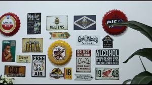 💥READY STOCK💥20x30cm (Listing 3) Vintage Volkswagen Van Retro Metal Tin Signs Poster for Cafe Bar Wall Pub Home Decor